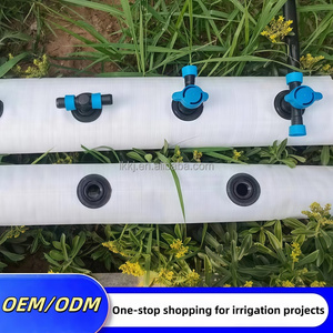 Ferme et jardin Layflat <span class=keywords><strong>tuyau</strong></span> système d'irrigation goutte à goutte d'eau pré-percé serre Compatible toile <span class=keywords><strong>tuyau</strong></span> 100m PE Anti-Uv facile à utiliser - Product Image 6