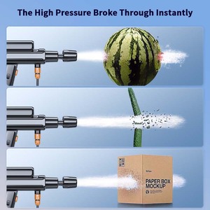 Xách Tay Áp Lực Cao Tự Động Nước Bọt Súng 21V Kim Loại Nhựa Brass Làm Sạch Súng Hiệu Quả Rửa Xe Bền Và Hiệu Quả - Product Image 5