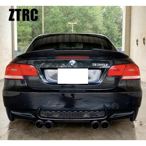 For 3 Series E93 Convertible/E93 M3 PSM Real Style Carbon Fiber <b>Rear</b> <b>Spoiler</b> Trunk Wing 2006-2013 - Product Image 2