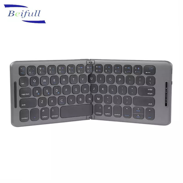 New Fashion Portable Folding BT Wireless Keyboard for Laptop PC Mobile