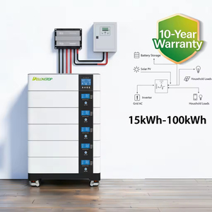 Batterie LFP51200 empilable 51,2V 200Ah 280Ah 314Ah 10kWh 16kWh pour système de stockage d'énergie domestique, batterie solaire modulaire avec roues - Product Image 1