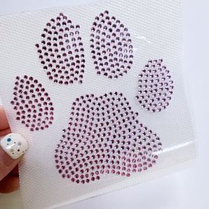 Bling Heat Press Iron on <span class=keywords><strong>NFL</strong></span> Dallas Cowboys Rhinestone Transfers Parches Multicolor Rhinestone Transferencia de calor para camisetas Jeans - Product Image 3