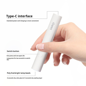 Mini Lampe UV Portable pour Gel à Ongles, Séchage Rapide en Une Étape, Séchoir Professionnel pour Manucure en Salon, Fournitures de Beauté pour Ongles - Product Image 1