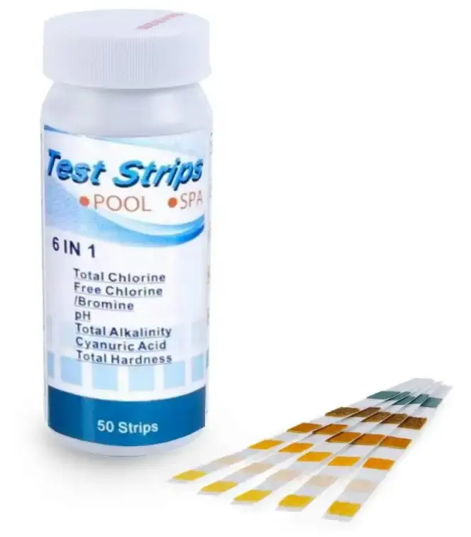 100 Pcs Direct Drinking Water Test Strips 6 in 1 Best Water Test Kit for Fast Easy & Accurate Water Quality Testing at Home