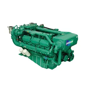 Hot sale water cooled 491KW 1500RPM Doosan 4AD222TI diesel engine for Boat