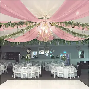 White Wedding Ceiling Drapes Luxurious Lights Ceiling Draping Drapes From Ceiling Suppliers For Wedding Decoration