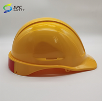 Casque de sécurité de travail HDPE blanc ventilé haute visibilité réfléchissant de nuit de haute qualité