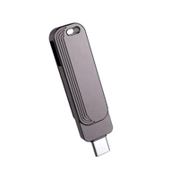 Clé USB promotionnelle avec logo personnalisé en coque métallique vente en gros pour l'archivage des données vidéo multimédia
