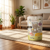 Nourriture humide pour chats en sachet de 110 g, recommandée par les vétérinaires, nutrition complète et équilibrée, forte teneur en viande, sans céréales, friandise pour chats