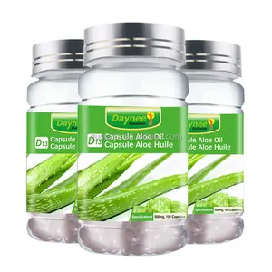 Aloe Oil Softgel Capsules reducing weight loss detox cleaning intestinal aloe vera capsule Slimming pills