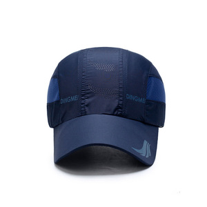 Dingmei Sports Cap Quick-Drying Breathable Mesh <b>Summer</b> Outdoor Running Sun <b>Hat</b> Navy Blue - Product Image 2