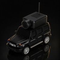 Kit de voiture RC à l'échelle 1:64, 4 canaux, contrôlé par application, mini voiture espion avec caméra HD 720P, étui de rangement pour jeu en intérieur et en extérieur