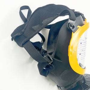 Masker Gas Hazmat perlindungan keselamatan kimia untuk masker wajah penuh asap beracun - Product Image 4