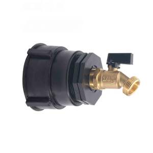 Accesorios para manguera de jardín S75 X6 rosca gruesa galón IBC adaptador de tanque adaptador de bloqueo de leva de jardín manguera conector rápido - Product Image 1