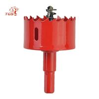 Foret de centrage bimétallique TGS 16-45 mm pour le travail du bois, en acier rapide, pour percer facilement le bois, la tôle et le plâtre