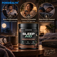 Complément alimentaire naturel à base de plantes pour le sommeil, sans mélatonine, extrait de racine de valériane, aide au sommeil profond, soutien immunitaire, marque privée, OEM, ODM