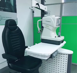 Unidade de Cadeira Oftalmológica Automática com 90 °   Mesa Rotativa e Suporte Motorizado com Funções Completas para Lâmpada de Fenda e Refratômetro - Product Image 3