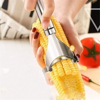 Coupeur d'épi de maïs en acier inoxydable Rasoir Gadgets de cuisine Accessoire Outil d'épluchage pour éplucher les légumes