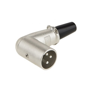 Conector <span class=keywords><strong>Xlr</strong></span> de 90 grados, <span class=keywords><strong>Mini</strong></span>, ángulo recto, precio de fábrica - Product Image 1