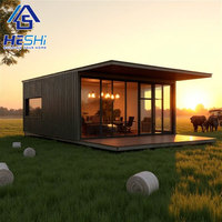 Maison préfabriquée en conteneur extensible de 20 pieds 40 pieds avec prix pour 2 3 4 5 chambres Maison mobile préfabriquée Casas Prefabricadas