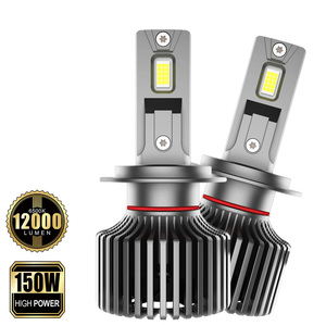 Kits de conversion LED automobiles H7 A8F à longue durée de vie, sans dégradation, 150W, 12000Lm, 6500K, 9-63V pour les flottes de taxis urbains et de VTC - Product Image 1