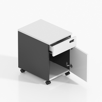 Nouveau meuble de classement commercial pour bureau, en bois, avec serrure à code, trois tiroirs, rangement sur pied, petit meuble