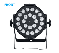Dj lumières dmx par led 24x18 par can 24x18w rgbwa uv 6in1 led par lumière de scène