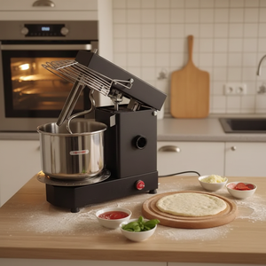 HM-5TD 5L 10L <strong>Small</strong> Desktop Spiral Dough <strong>Mixer</strong> 2kg Tilting Head Bread Dough Machine with Easy Removable Bowl for Bakery Home Use - Product Image 5
