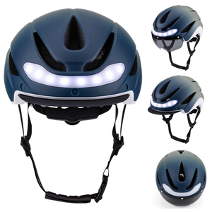 Casco de bicicleta con señal de VICTGOAL con luz LED trasera y delantera trasera inteligente MTB UV400 gafas USB bicicleta scooter ebike casco de montar - Product Image 2