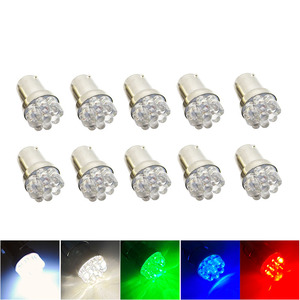 Expédition rapide, clignoteurs 8SMD, 5 LED blanches, 1156 BA15S, 13V 12V, clignoteur LED Super Flux Pinball - Product Image 4