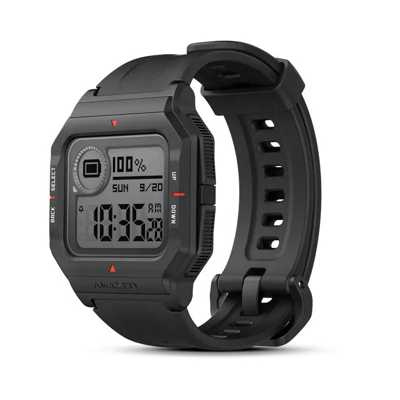 Bottom Price Black Huami Amazfit Neo Smart Watch 5ATM Waterproof 28 Days Battery Life 24 Health Heart Rate Tracking Amazfit Neo