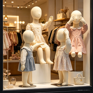 Maniquí de Espuma Ajustable para Niños de 3 a 24 Meses, Maniquí de Cuerpo Completo para Niños, Maniquí para Niños Pequeños, Modelos Infantiles - Product Image 1