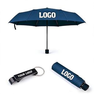 Parapluies personnalisés avec logo en gros pour événements promotionnels, cadeaux d'entreprise, design portable coupe-vent, parapluies de qualité supérieure - Product Image 1