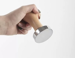 Accessoires pour machine à café, presse à café <span class=keywords><strong>en</strong></span> acier inoxydable, tamper à café <span class=keywords><strong>en</strong></span> poudre, distributeur d'<span class=keywords><strong>espresso</strong></span> 51 mm/53 mm/58 mm - Product Image 1