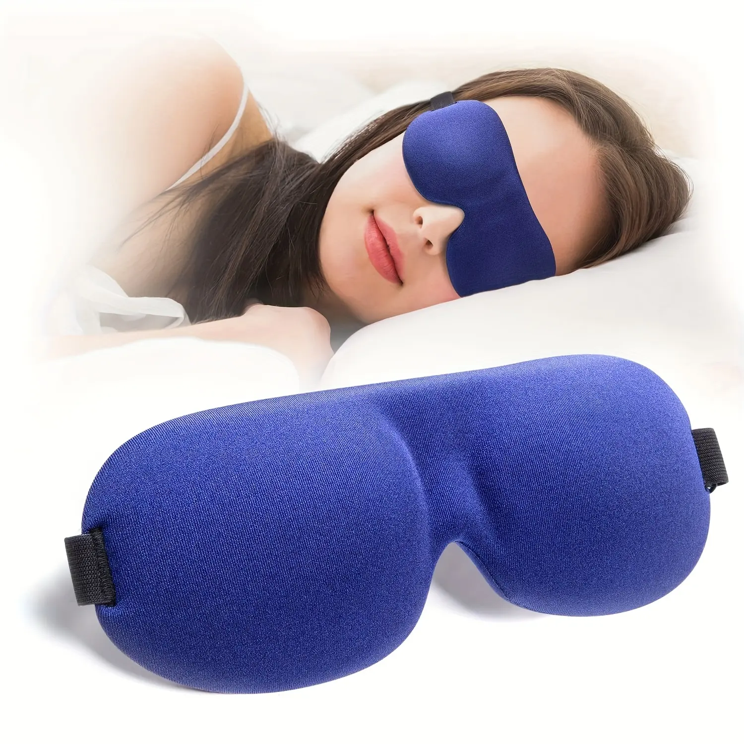 3d stereo schlafmaske tiefe wimpernverlängerung augenbinde schlafmaske augen patch-maske mit nasenklappen