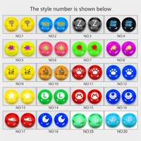 Tutup Stik Jempol untuk Pengontrol Lite/OLED/Pro/Joy-Con Silikon dalam Berbagai Warna