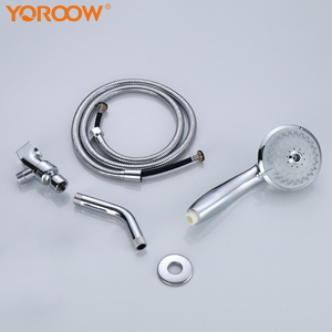 High-Pressure 5-Setting Rainfall <strong>Shower</strong> <strong>Hand</strong> and Handheld <strong>Shower</strong> Combo 5 Functions Chrome ABS Handheld <strong>Shower</strong> with Filter - Product Image 1
