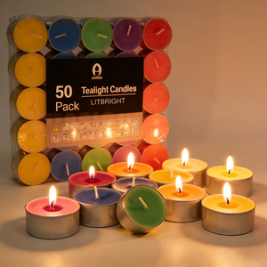 Velas de candelita de aroma de eucalipto rojo floral lavanda fresa aromática vertidas personalizadas - Product Image 6