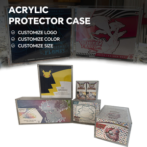 Boîte de protection en acrylique pour cartes <span class=keywords><strong>Pokémon</strong></span> avec couvercle magnétique, pour boîte d'entraînement Elite (ETB) personnalisée et boîte de boosters - Product Image 4