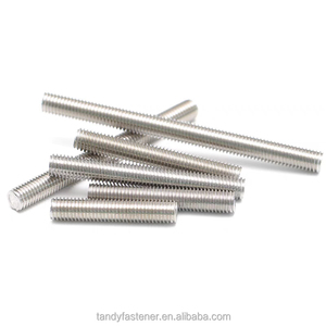 Vis à queue filetée complète en acier inoxydable 304 ASTM A193-B7 M6 M16 DIN 975 - Product Image 5