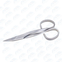 Ciseaux à cuticules professionnels en acier inoxydable, outil de manucure, coupe-ongles, éliminateur de peaux mortes, écologique, pour les ongles des doigts et des orteils