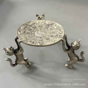 Cổ Mạ Bạc Pixiu Nến Lưu Trữ Giá Rồng Đèn Dầu Phật Hội Trường Trang Trí Thủ Công Mỹ Nghệ Cho Nhà Văn Phòng Tốt Nghiệp - Product Image 4