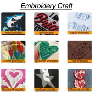 QZFSO Manufacturer 450 Gsm Sun Faded Acid Washed Custom Logo Distressed Embroidery Patchwork Full Zip up Heavy Vintage Hoodie - Product Image 2