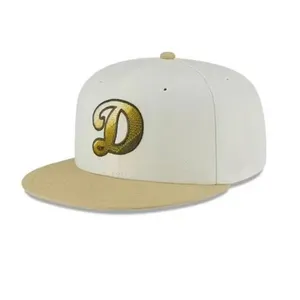 도매 스냅 백 캡 빈 일반 장착 모자 3D 자수 디자인 야구 모자 스냅백 맞춤 로고 장착 모자