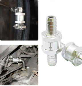 วาล์วกันกลับแบบลม C-Way Ball Pneumatic 2-Way Non-Return Check Valve ซีล PTFE ทนอุณหภูมิสูง สำหรับน้ำ ขนาด 1/2 นิ้ว BSPT เกลียวใน สแตนเลส - Product Image 5