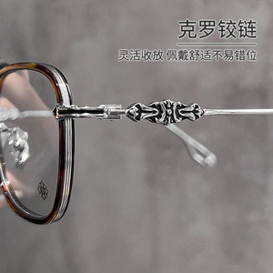 Monture de lunettes carrée en titane Krostar 5545 pour femmes, taille moyenne, verres en plastique, design haut de gamme, origine Danyang - Product Image 3