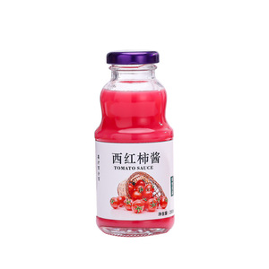 Bouteille de sauce chili 250ML Bouteille en verre transparent <span class=keywords><strong>Ketchup</strong></span> Salad Hot Sauce Bouteille en verre avec couvercles - Product Image 4