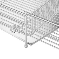 WIREKING Égouttoir à vaisselle extensible en acier inoxydable 304 de style coréen, organisateur de cuisine, rangement au-dessus de l'évier