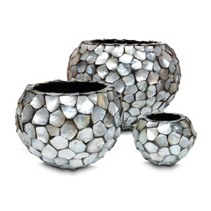 Macetas y Jarrones Decorativos de Lujo con Incrustaciones de Nácar, Decoración para el Hogar, Jarrón con Incrustaciones de Nácar - Product Image 6