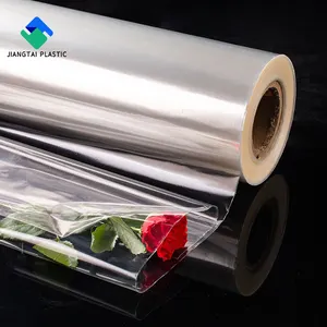 Jiangtai Good quality transparent general grade bopp film for flowers/gift/clothes packing